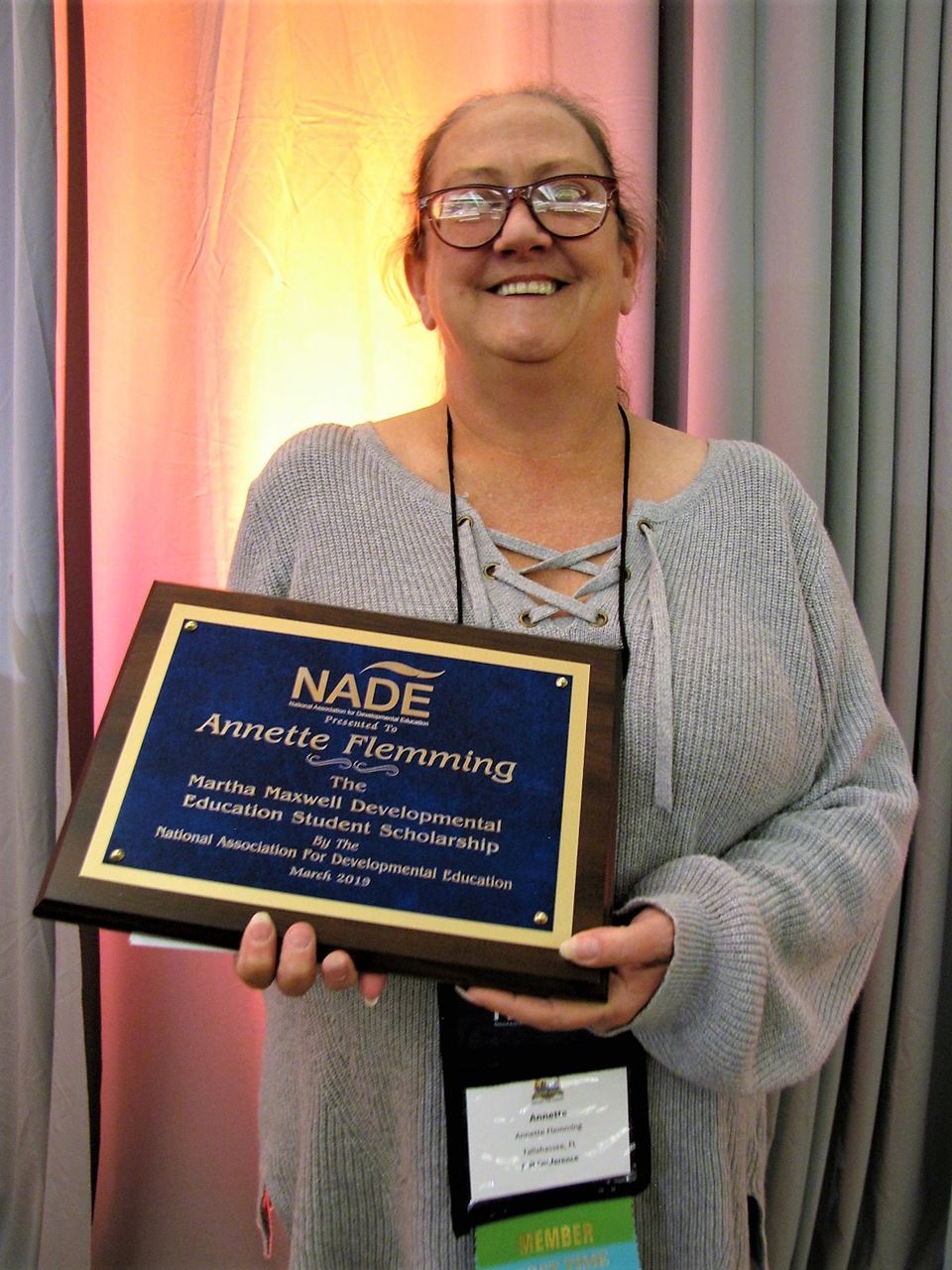 Annette Flemming, Martha Maxwell Student Award Winner